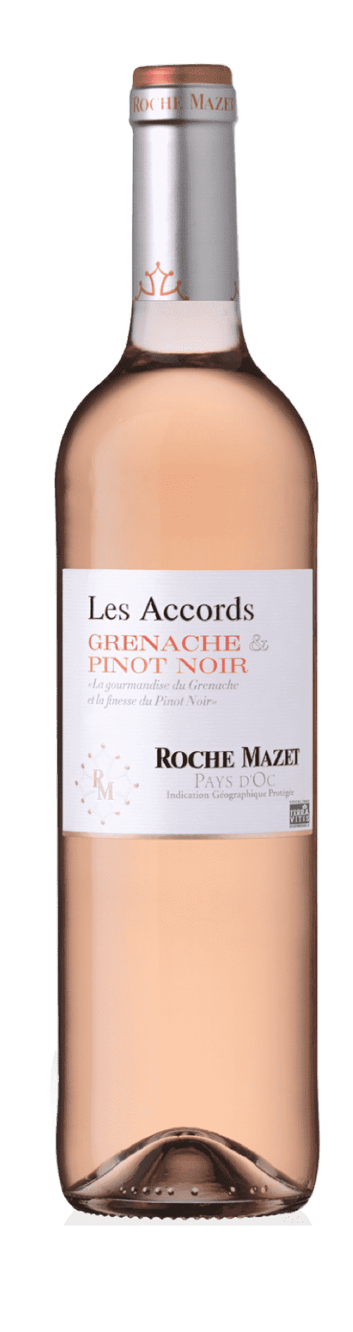 Les Accords Grenache Pinot noir rosé Terra Vitis 75cl