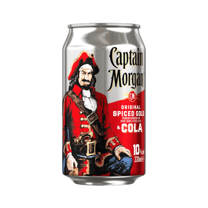Captain Morgan Spiced Rum And Cola 330ml