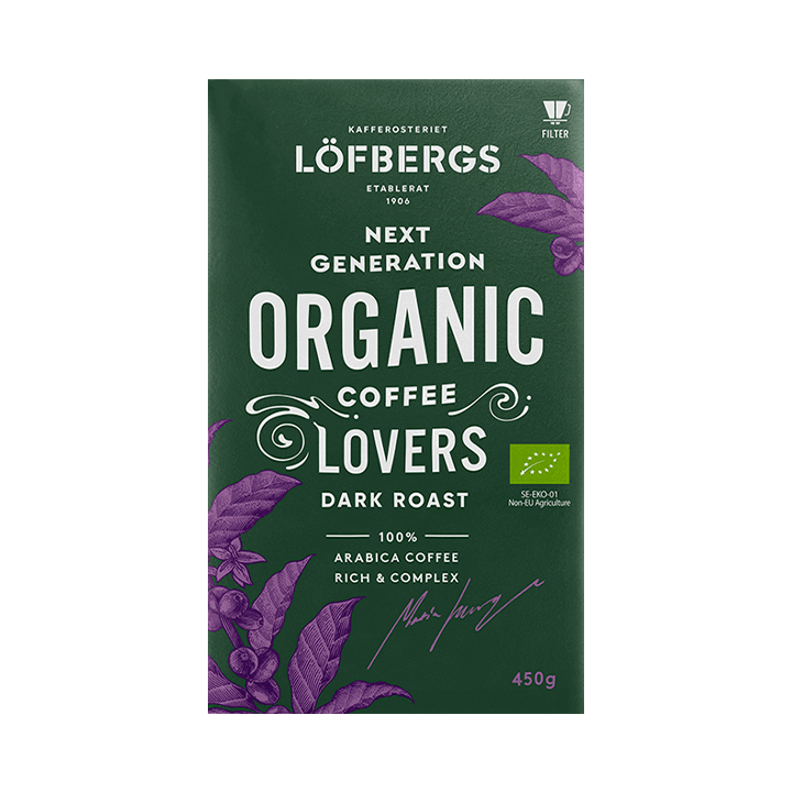 Organic Dark Roast Ground Coffee 450g