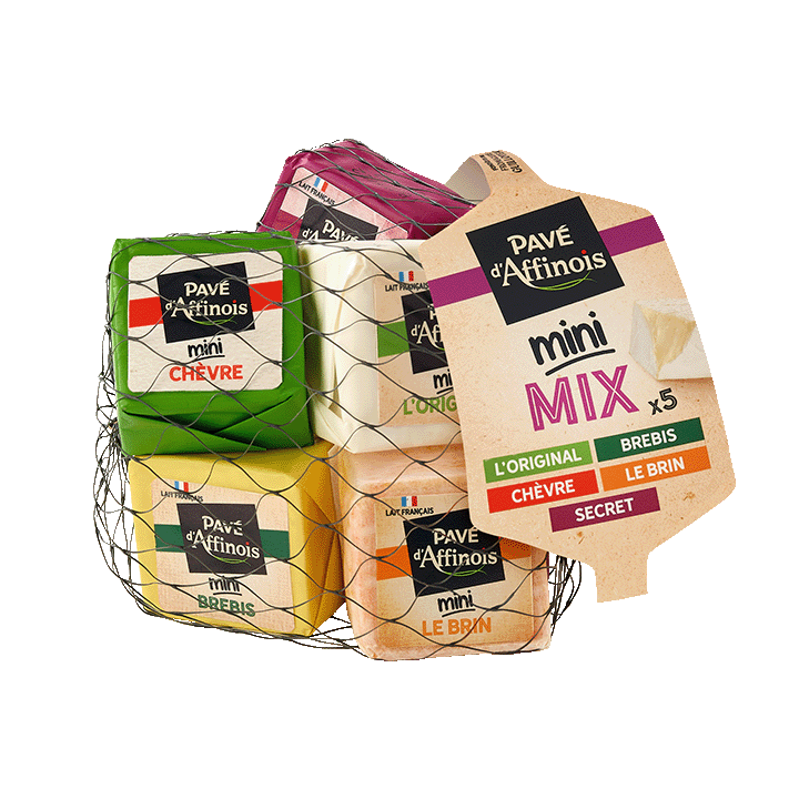Pavé d’Affinois Filet mini Mix 5 variétés x5