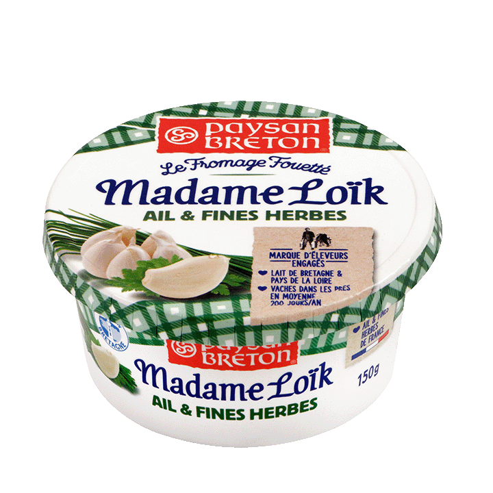 Le Fromage Fouetté Ail et Fines Herbes 150g