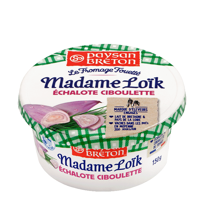 Le Fromage Fouetté Echalote Ciboulette 150g