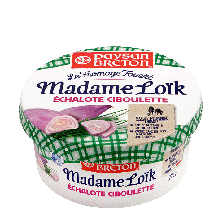 Le Fromage Fouetté Echalote Ciboulette 275g
