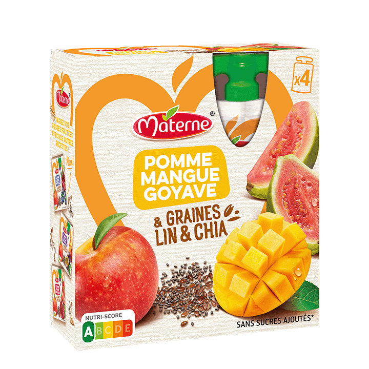 Pomme Mangue Goyave - 4x90g