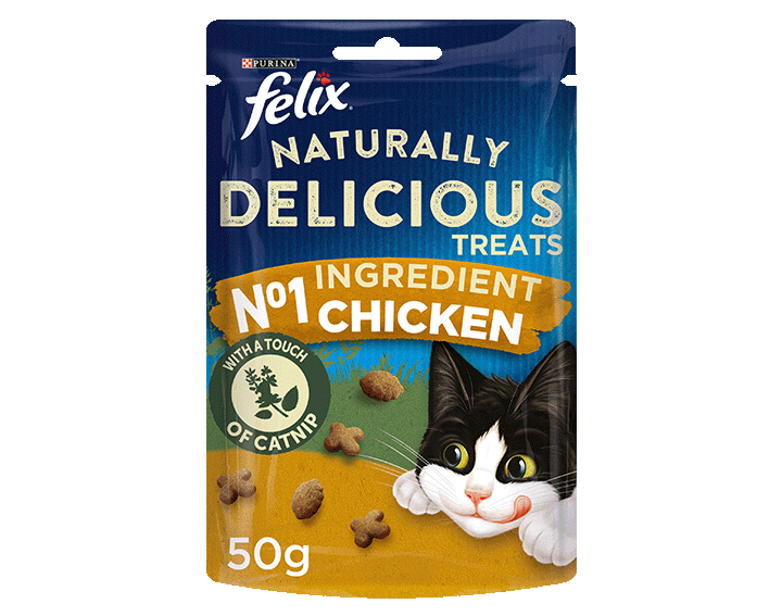 Naturally Delicious Chicken Cat Treats 50g