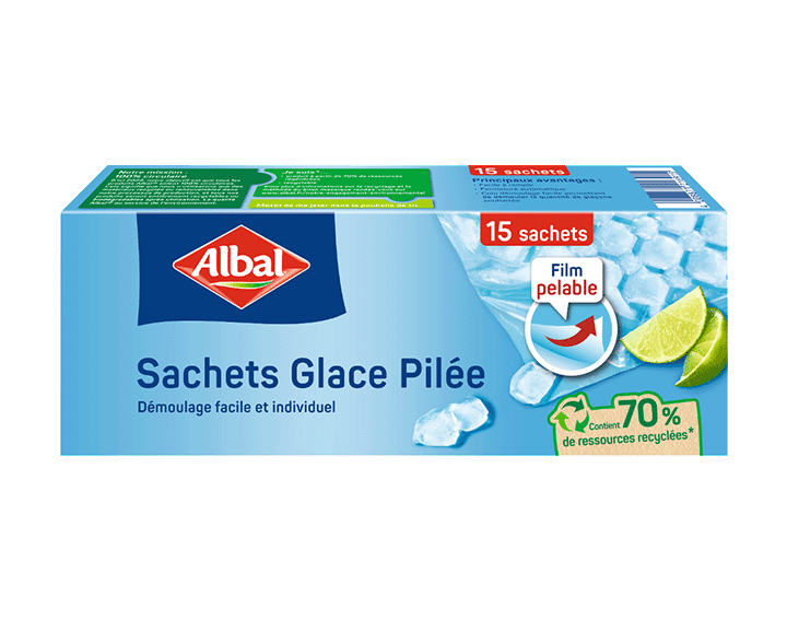 Sachets glace pilée