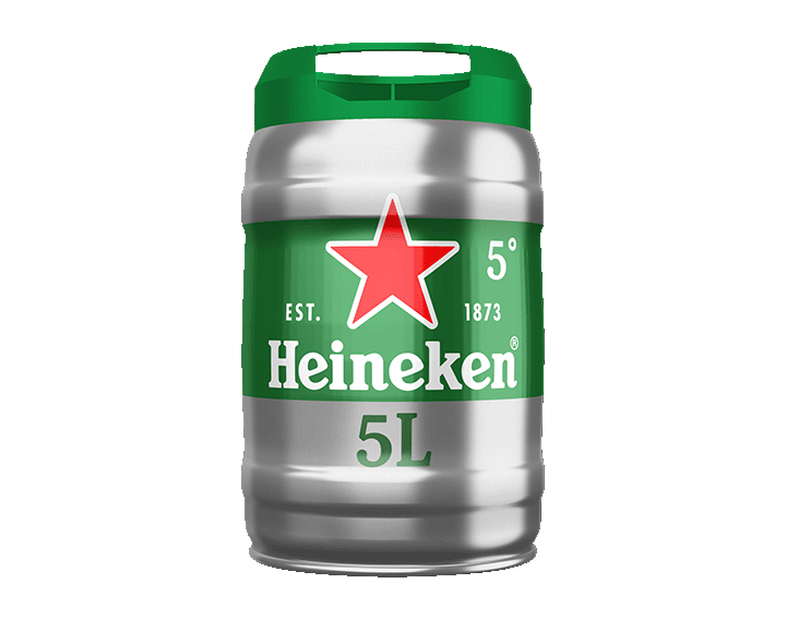 Heineken bière blonde Fût 5L 5°