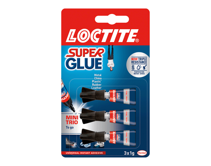 Super Glue Original Mini Trio (3x1g)
