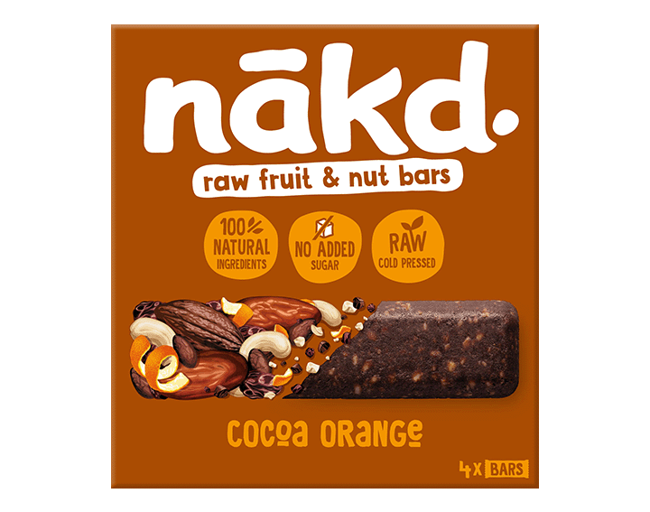 nakd. Cocoa Orange 4 x 35g