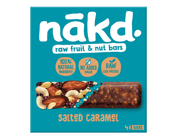 nakd. Salted Caramel 4 x 35g