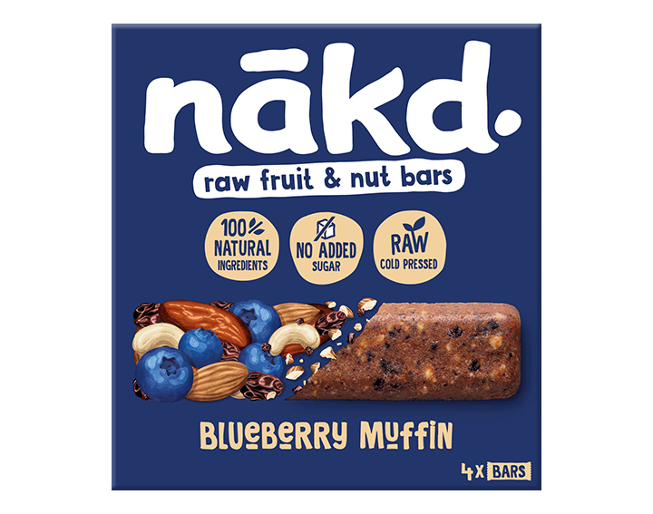 nakd. Blueberry Muffin 4 x35g