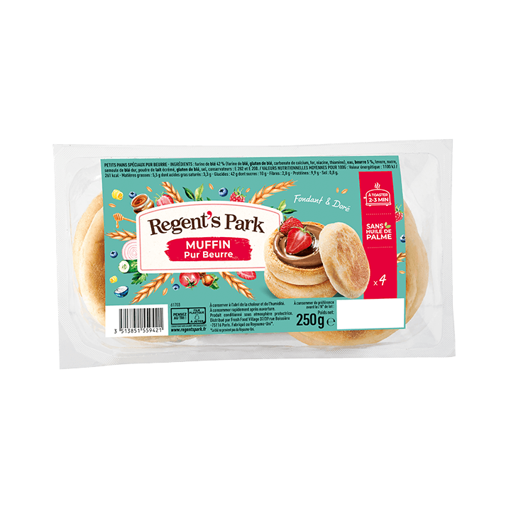 Muffin pur beurre 250g