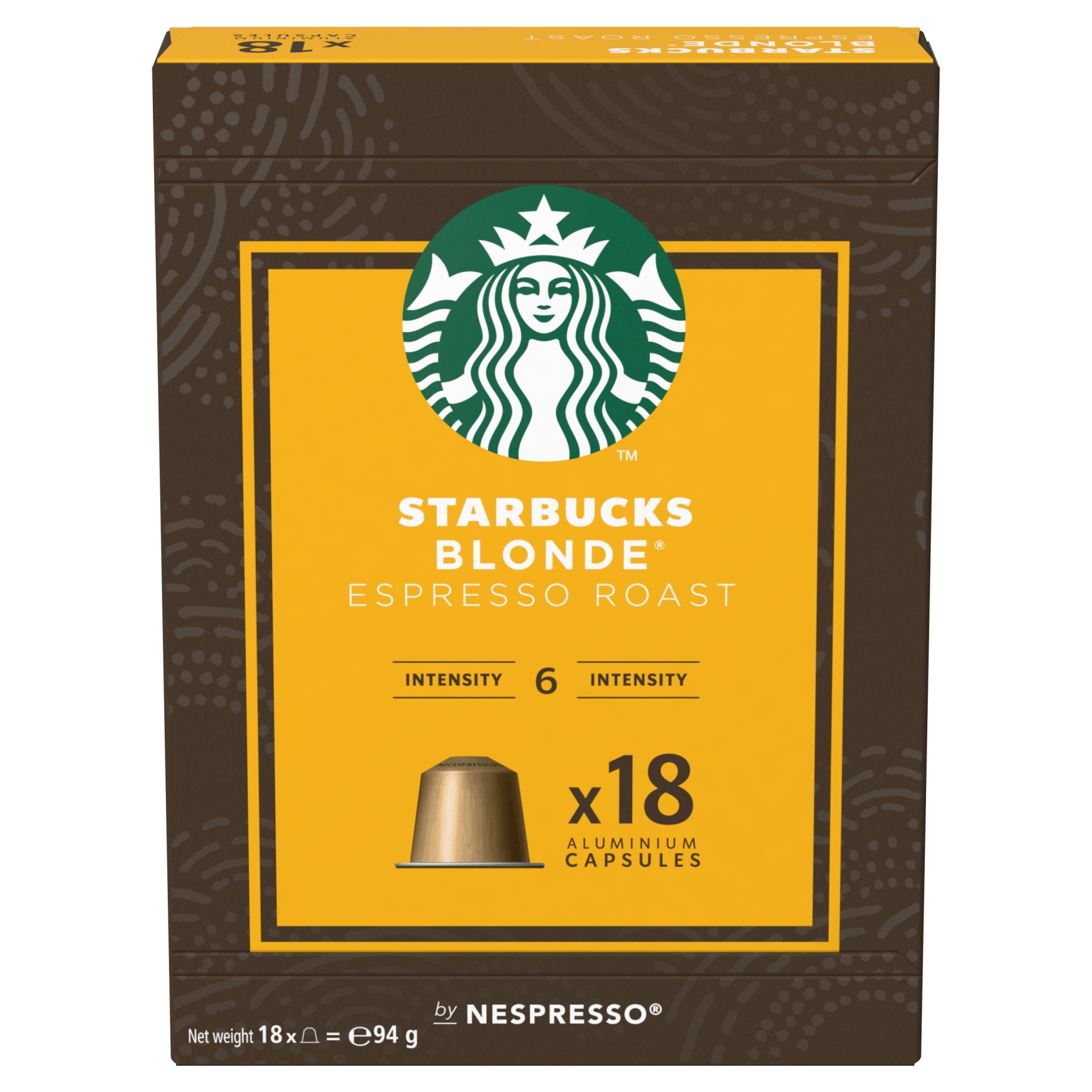 Nespresso Blonde Espresso 18 caps 94g