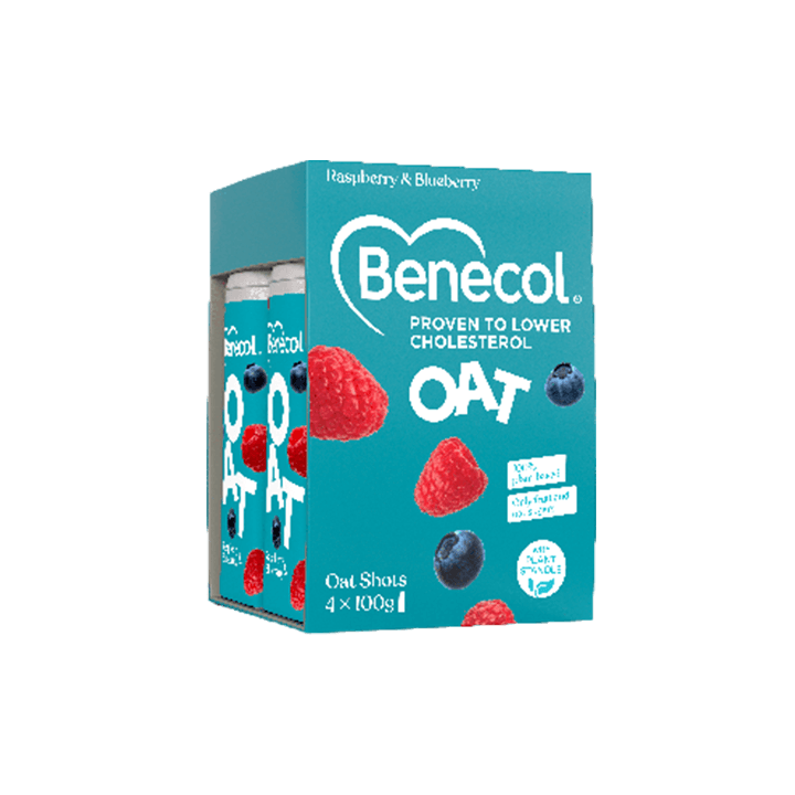 Raspberry & Blueberry Oat Shots 4x100g