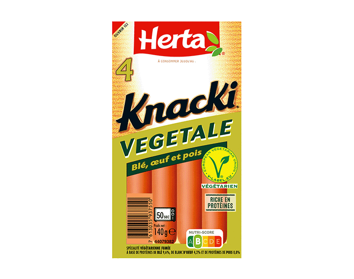 KNACKI® Végétale x4 - 140g