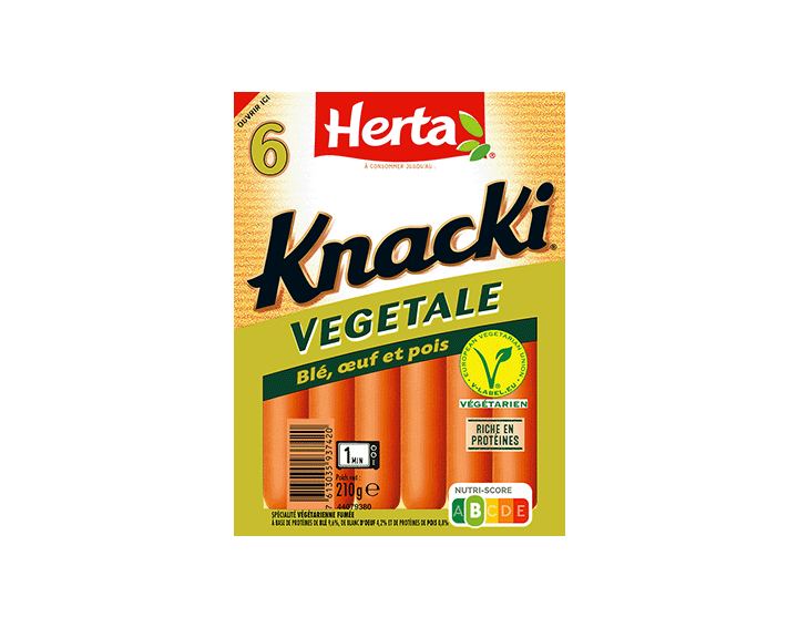 KNACKI® Végétale x6 - 210g