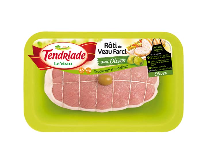 Rôti de veau Farci Olives 750g - 770g