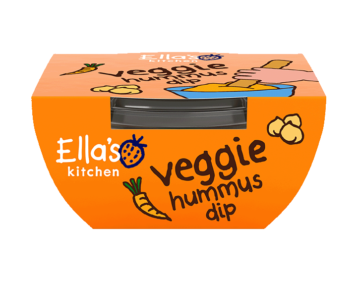 Orange Dip Veggie Hummus Pot 6+ Month 120g
