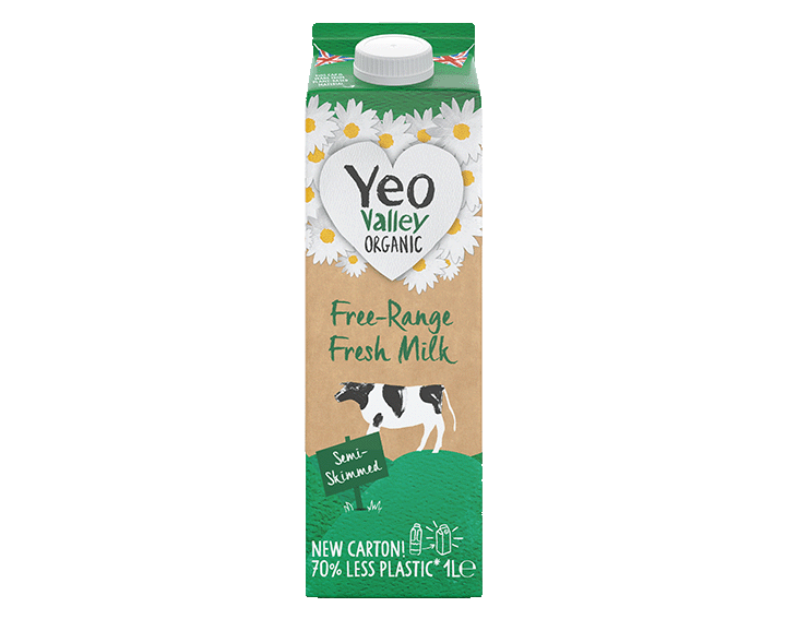 Organic Semi Skimmed Milk 1L