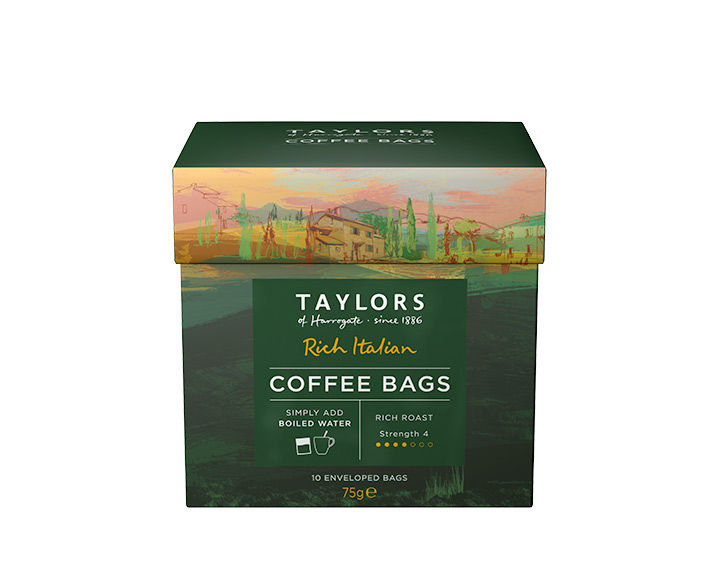 Rich Italian Coffee Bags 10pack 75g