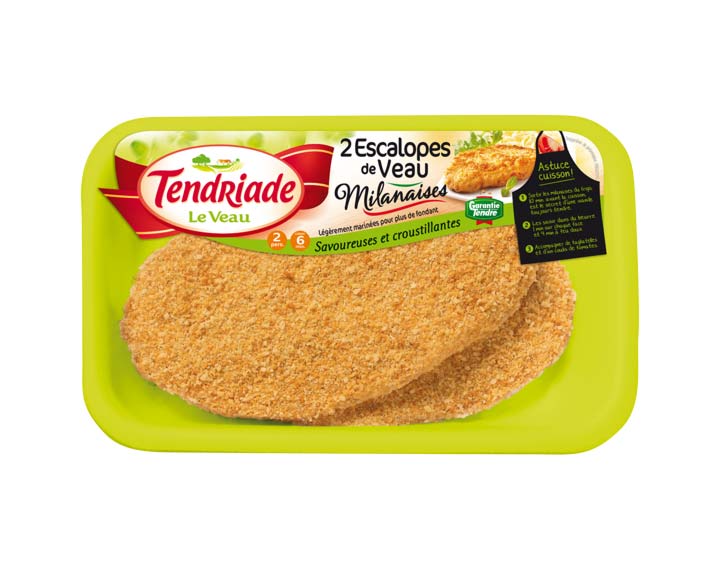 Escalope de veau à la milanaise (2x100g)