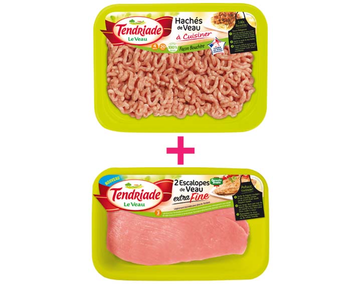 Offre valable sur 2 viandes de Veau au choix