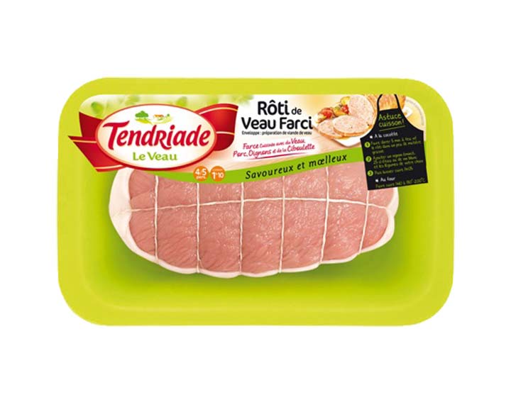 Rôti de veau Farci Nature 750g - 770g