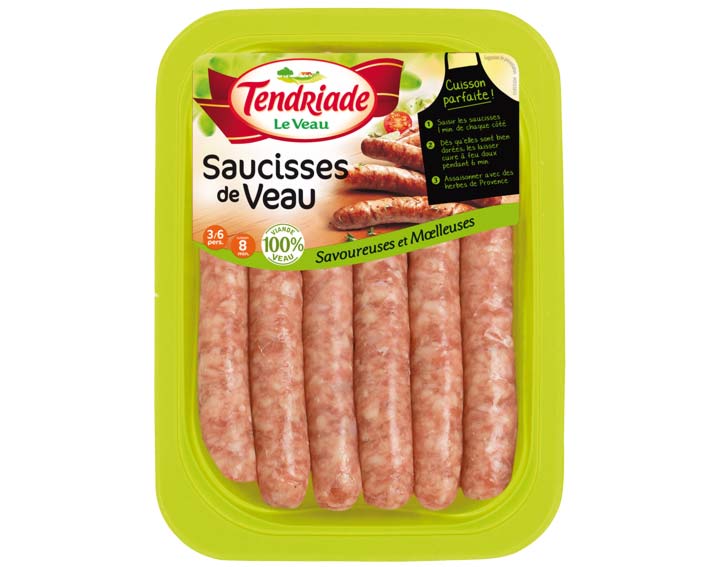 Saucisses de veau 6 x 55g
