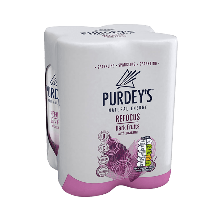 Refocus Dark Fruits with Guarana 4x250ml