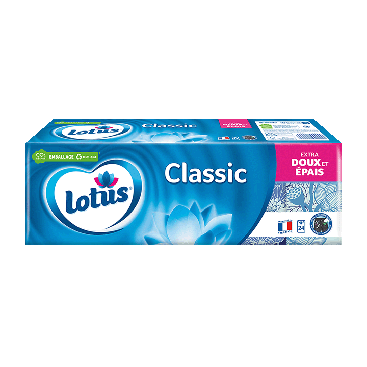 Lotus Mouchoirs Menthol Eucalyptus - Paquet De 15 Étuis X3 Boîtes - Soulagement Rhume