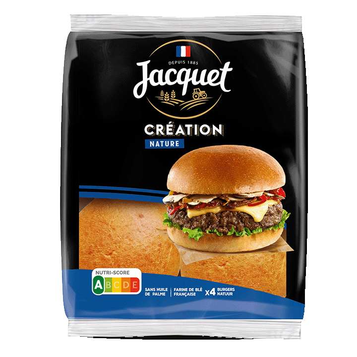 Création Burger Nature x4