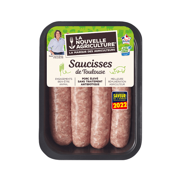 Saucisses de Toulouse x4 (500g)