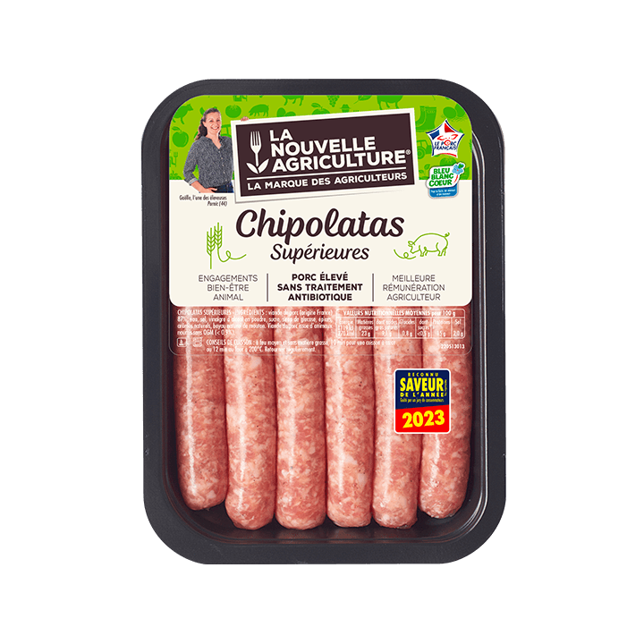 Chipolatas supérieures x6 (330g)