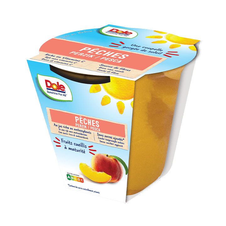 Dole Pêche au jus de fruit 198gr