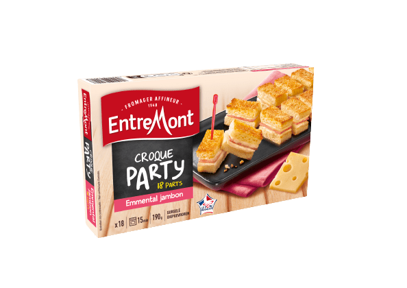 Croque Party Emmental Jambon x18