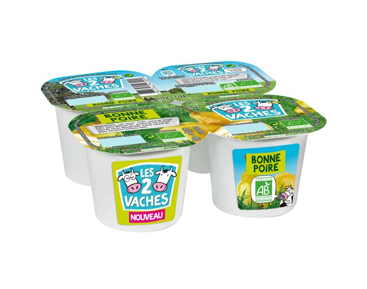 Yaourts brassés bio Bonne Poire x4