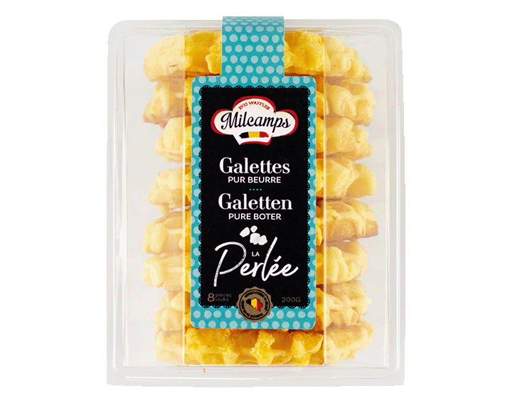 Galettes Pur Beurre Perlée X8 200G Milc