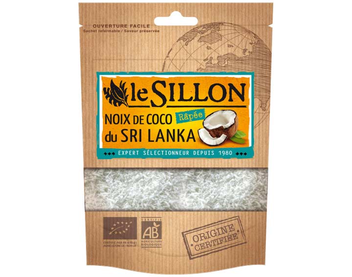 Noix de coco râpée du Sri Lanka