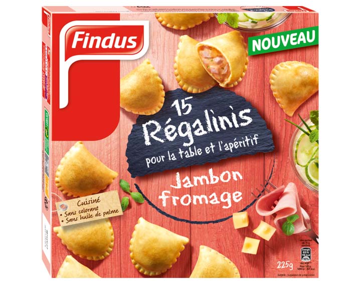 15 petits chaussons à la garniture Jambon-Fromage