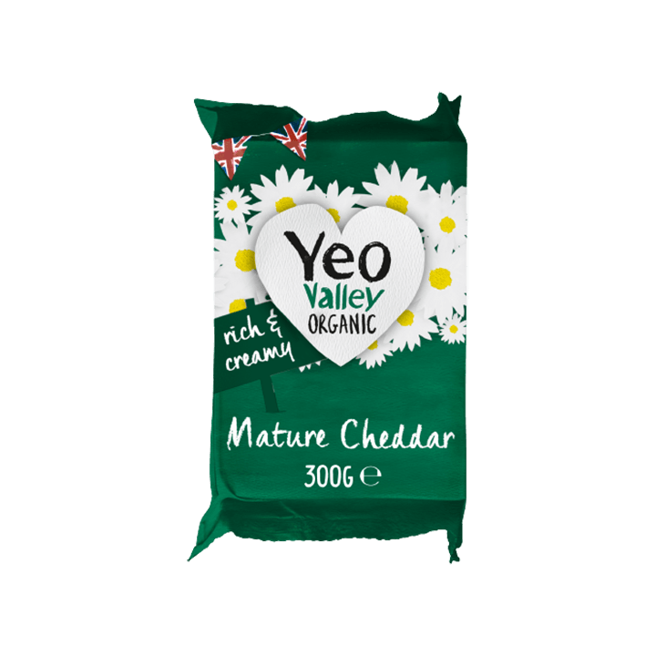 Organic Mature Cheddar Cheese 300g