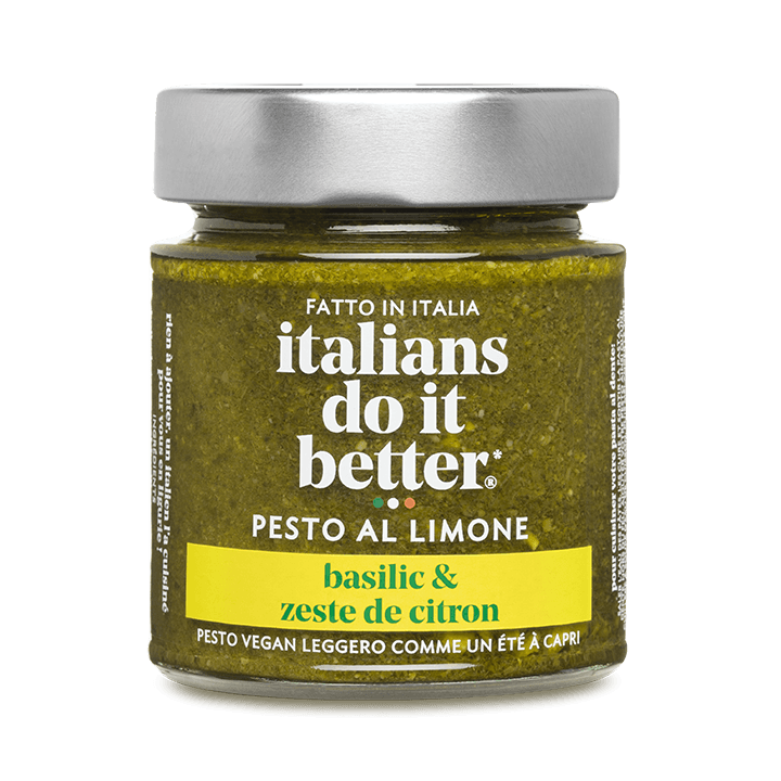 Pesto Limone - Basilic & Zestes de citron 135g