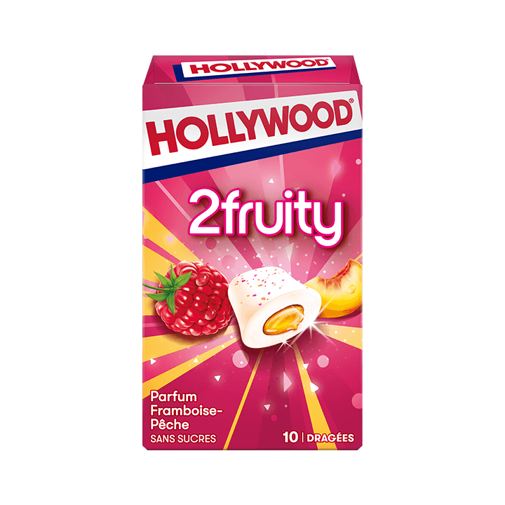 2FRUITY Parfum Framboise-Pêche - x3 Etuis - 66g