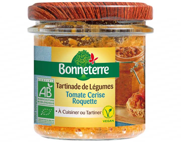 Tartinade de Légumes Tomates Cerise Roquette