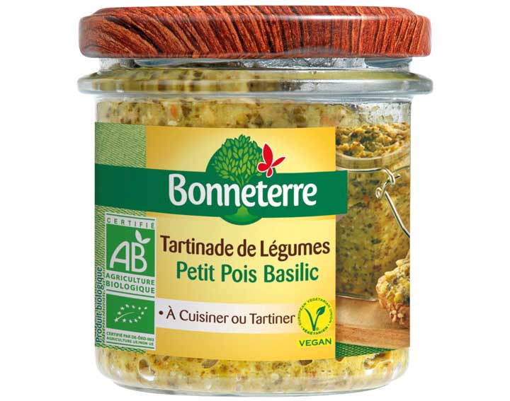 Tartinade de Légumes Petit Pois Basilic