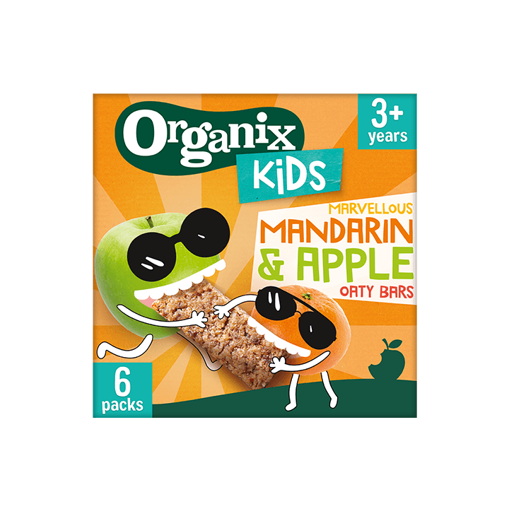 Marvellous Mandarin & Apple Oaty Bars Multipack 6x23g