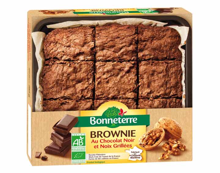 Brownie au Chocolat Noir et Noix Grillées