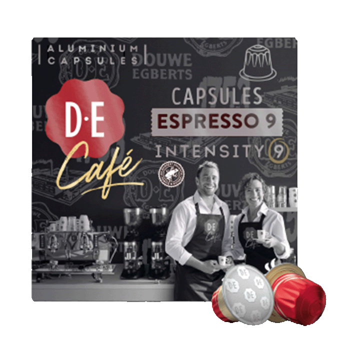 D.E Café Espresso capsules intensité 9