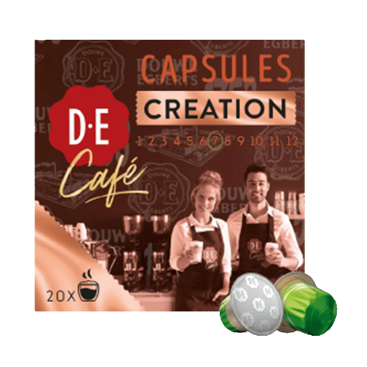 D.E Café Création capsules intensité 7
