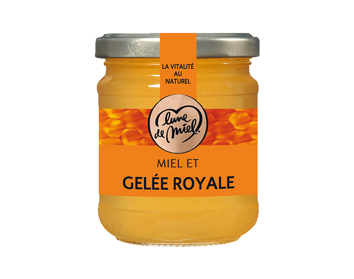 Miel et gelée royale pot verre 250g