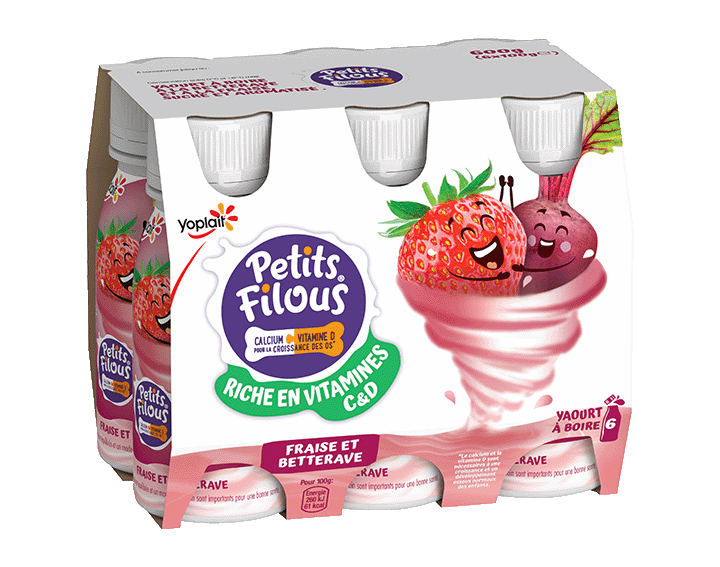 Petits Filous Riche en Vitamines Fraise & Betterave